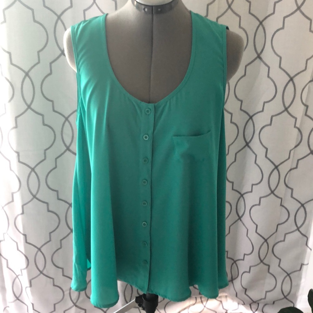 Style & Co. button down tank top